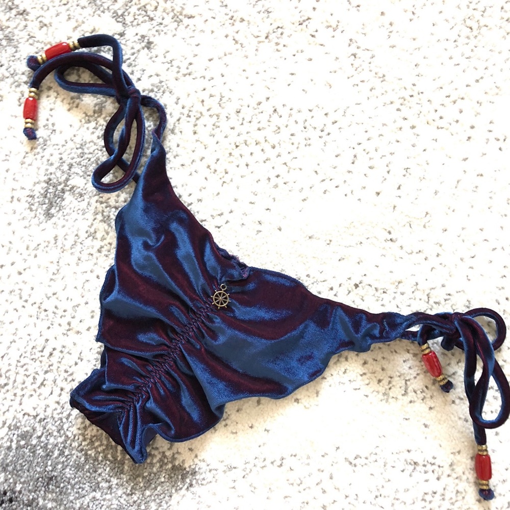 ✅SOLD✅Blue Velvet Brazilian bikini - NWWT New - Picture 4 of 7